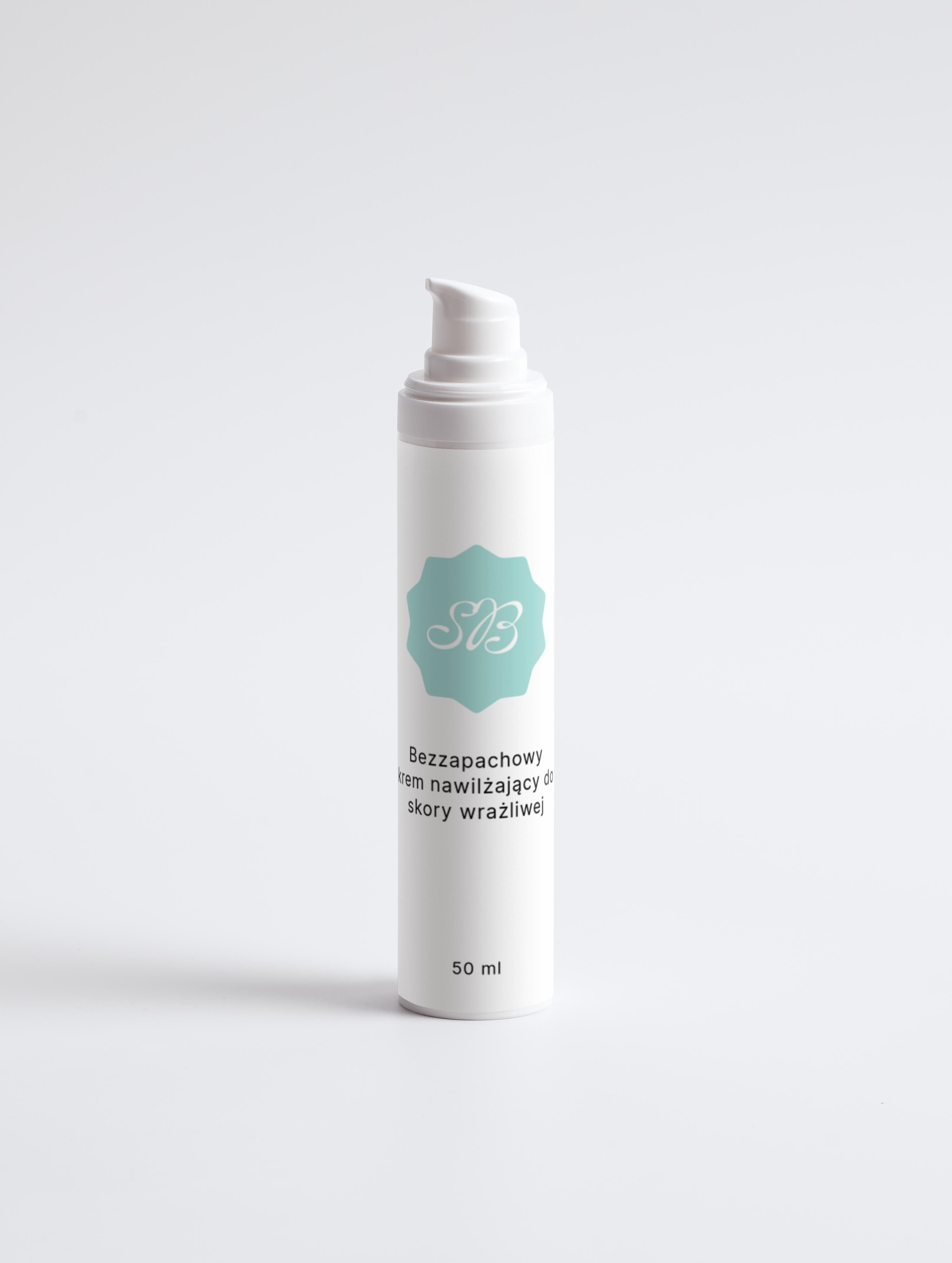 Bezzapachowy krem nawilżający do skóry wrażliwej